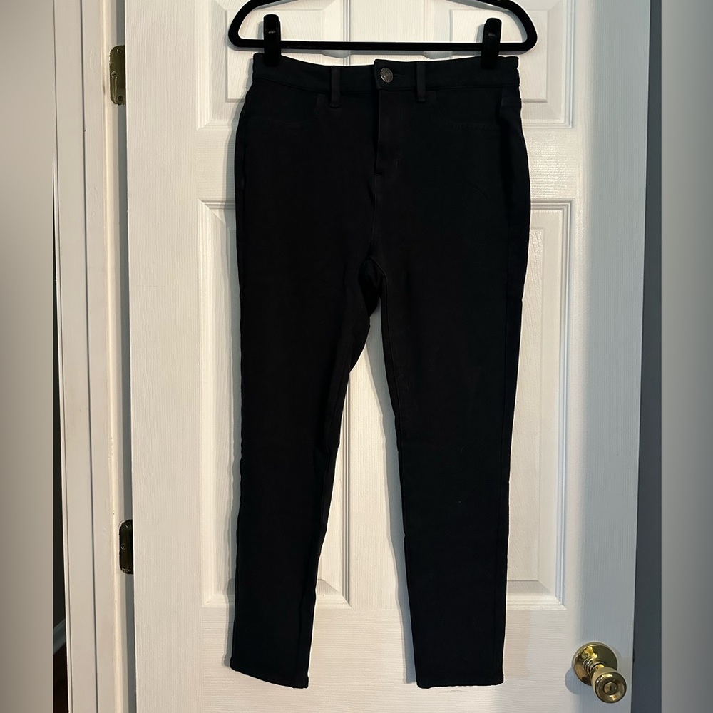 Black American Eagle Next Level Stretch, High-Rise Jeggings